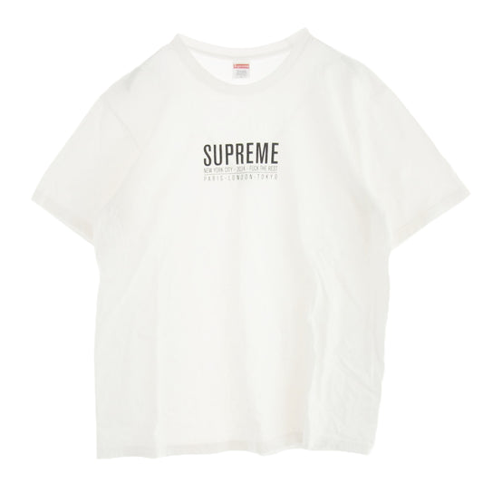 Supreme シュプリーム 24SS Paris Tee パリ ロゴ 半袖 Tシャツ ホワイト系 L【中古】