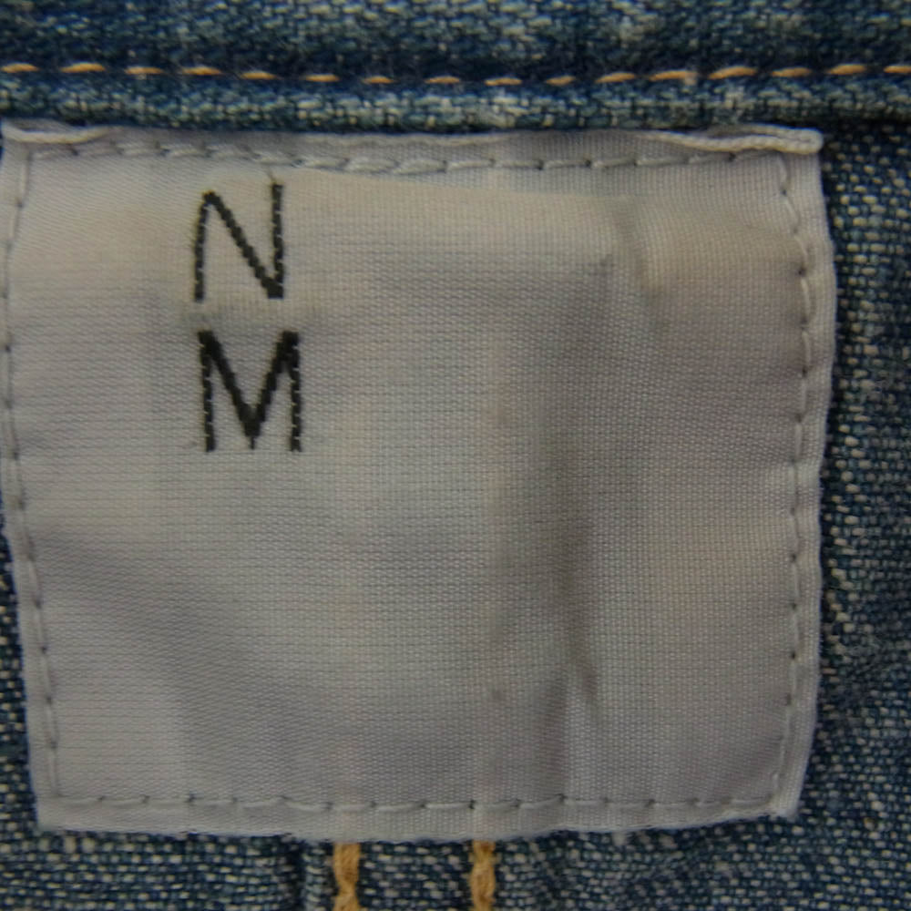 New Manual ニューマニュアル #005 LV DENIM WESTERN SHIRTS デニム ウエスタン シャツ ライトブルー系【中古】
