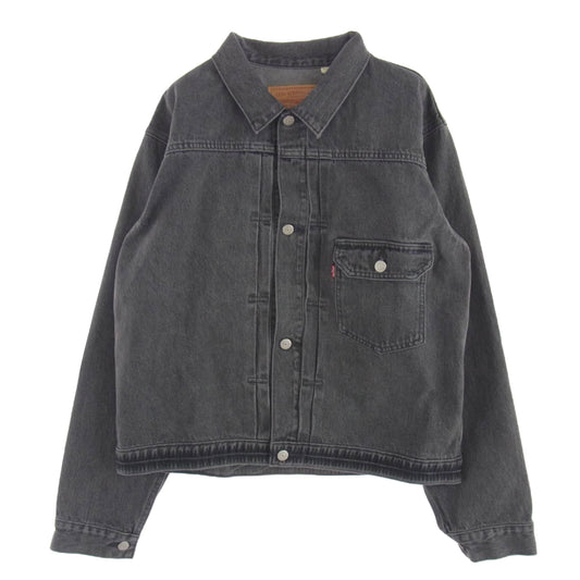 UNDERCOVER アンダーカバー 25SS UE1E9202 × LEVI'S リーバイス TYPE I JACKET トラッカー ジャケット デニム ジャケット ブラック系 L【新古品】【未使用】【中古】