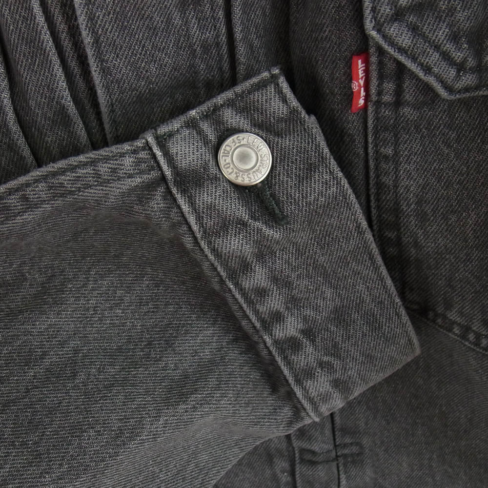 UNDERCOVER アンダーカバー 25SS UE1E9202 × LEVI'S リーバイス TYPE I JACKET トラッカー ジャケット デニム ジャケット ブラック系 L【新古品】【未使用】【中古】