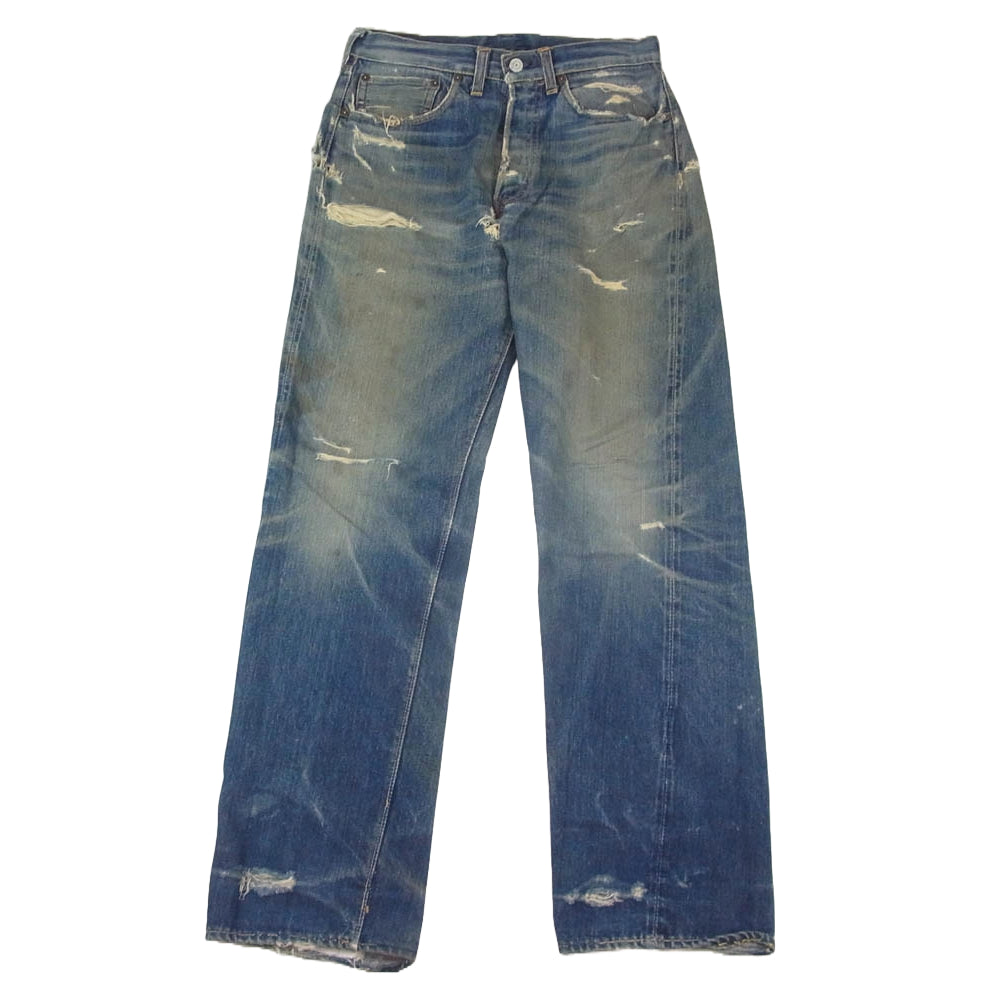 Levi's リーバイス ヴィンテージ オリジナル 60s 501XX ボタン裏刻印W  パッチ無し フライボタン足長R オフセット デニム パンツ インディゴブルー系【中古】