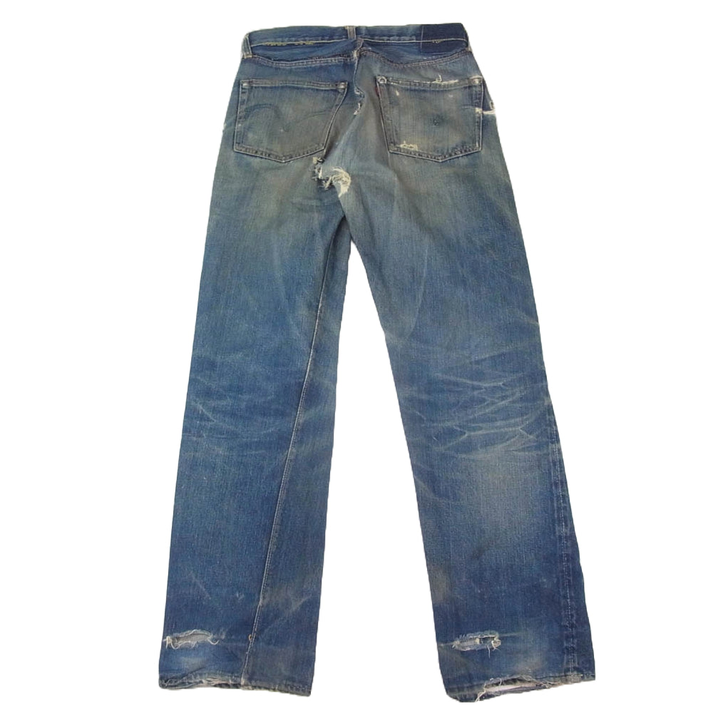 Levi's リーバイス ヴィンテージ オリジナル 60s 501XX ボタン裏刻印W  パッチ無し フライボタン足長R オフセット デニム パンツ インディゴブルー系【中古】