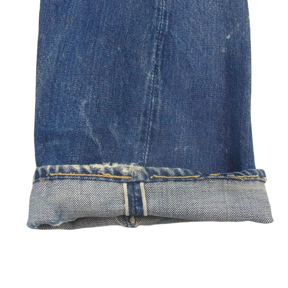 Levi's リーバイス ヴィンテージ オリジナル 60s 501XX ボタン裏刻印W  パッチ無し フライボタン足長R オフセット デニム パンツ インディゴブルー系【中古】