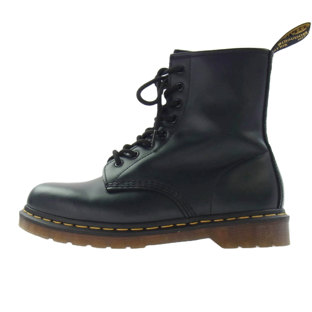 Dr.Martens ドクターマーチン 1460 8ホール レースアップ レザー ブーツ ネイビー ブラック系 UK9【中古】