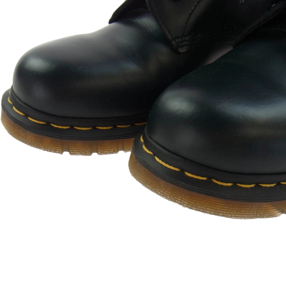 Dr.Martens ドクターマーチン 1460 8ホール レースアップ レザー ブーツ ネイビー ブラック系 UK9【中古】