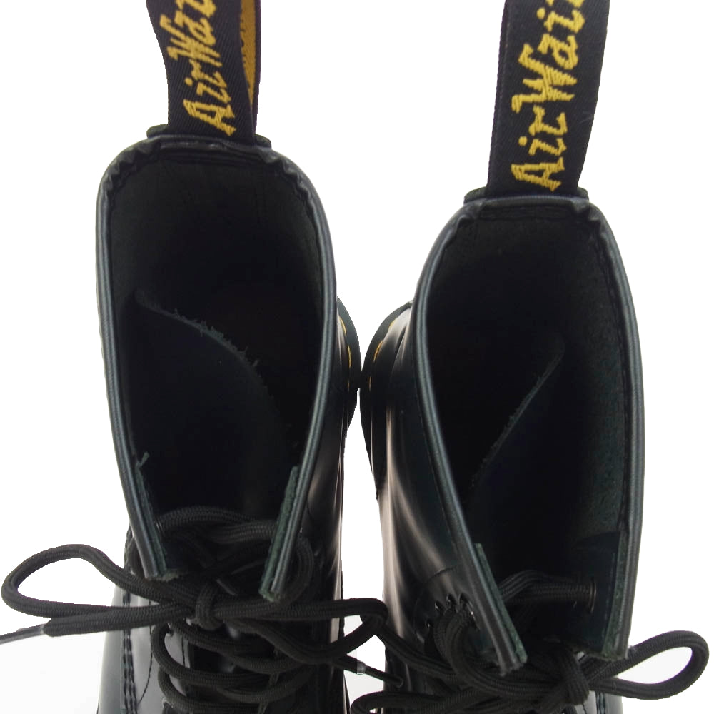 Dr.Martens ドクターマーチン 1460 8ホール レースアップ レザー ブーツ ネイビー ブラック系 UK9【中古】