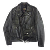 schott ショット 7416 613UHT HORSEHIDE ONE STAR TALL ホースハイド ワンスタートール 馬革 ダブル ライダースジャケット ブラック系 38【中古】