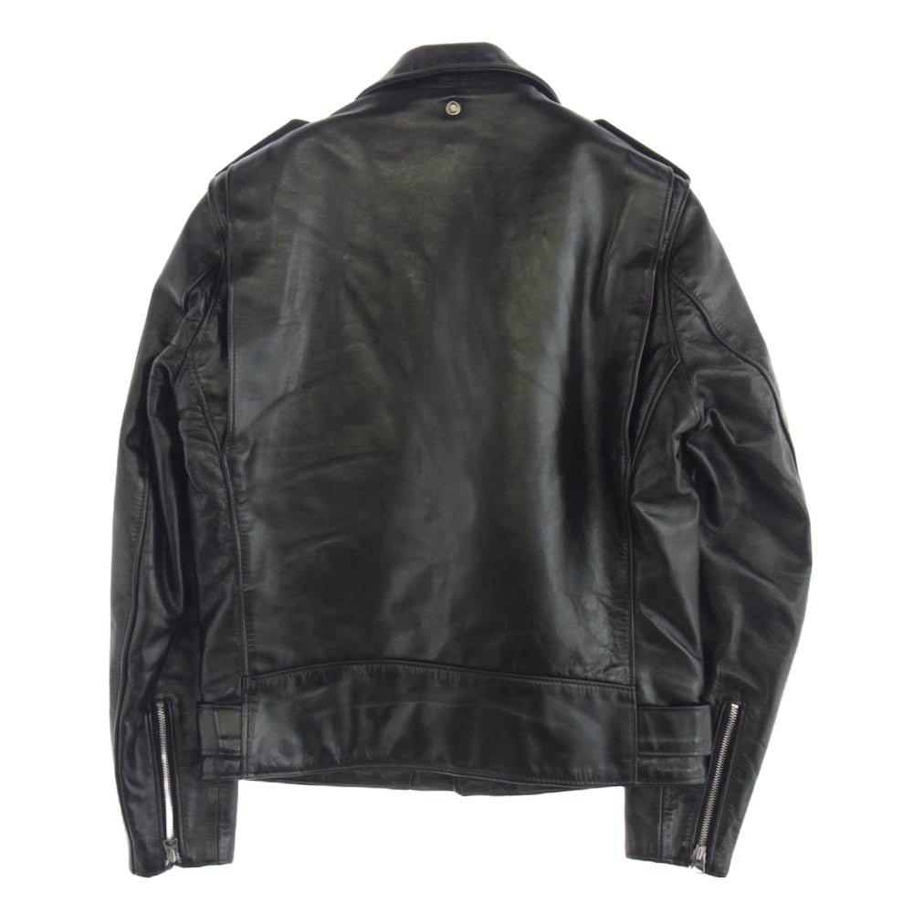 schott ショット 7416 613UHT HORSEHIDE ONE STAR TALL ホースハイド ワンスタートール 馬革 ダブル ライダースジャケット ブラック系 38【中古】