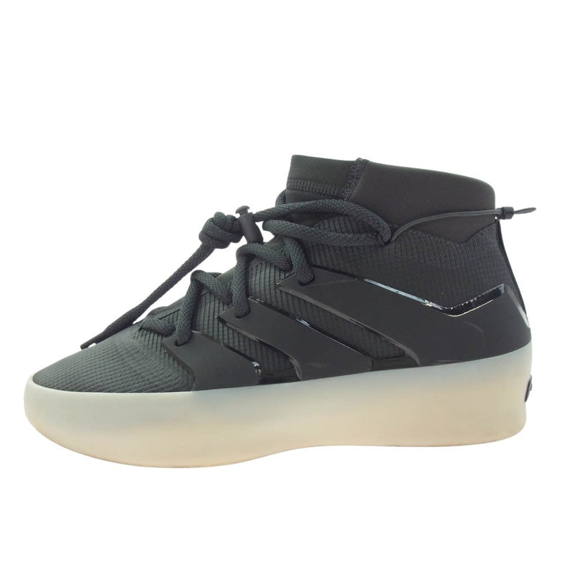 FEAR OF GOD フィアオブゴッド IF6680 adidas ATHLETICS 1 Basketball Carbon アディダス アスレチックス 1 バスケットボール カーボン スニーカー ブラック系 28cm【中古】