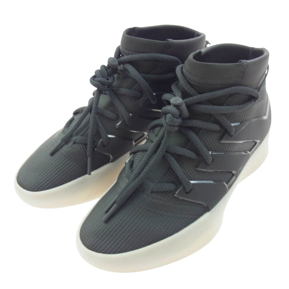 FEAR OF GOD フィアオブゴッド IF6680 adidas ATHLETICS 1 Basketball Carbon アディダス アスレチックス 1 バスケットボール カーボン スニーカー ブラック系 28cm【中古】