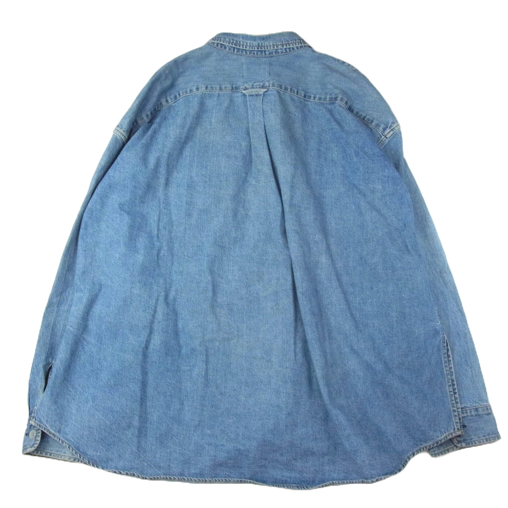 FEAR OF GOD フィアオブゴッド 5C17D fifth collection 5th コレクション デニム シャツ インディゴブルー系 M【中古】