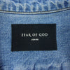 FEAR OF GOD フィアオブゴッド 5C17D fifth collection 5th コレクション デニム シャツ インディゴブルー系 M【中古】