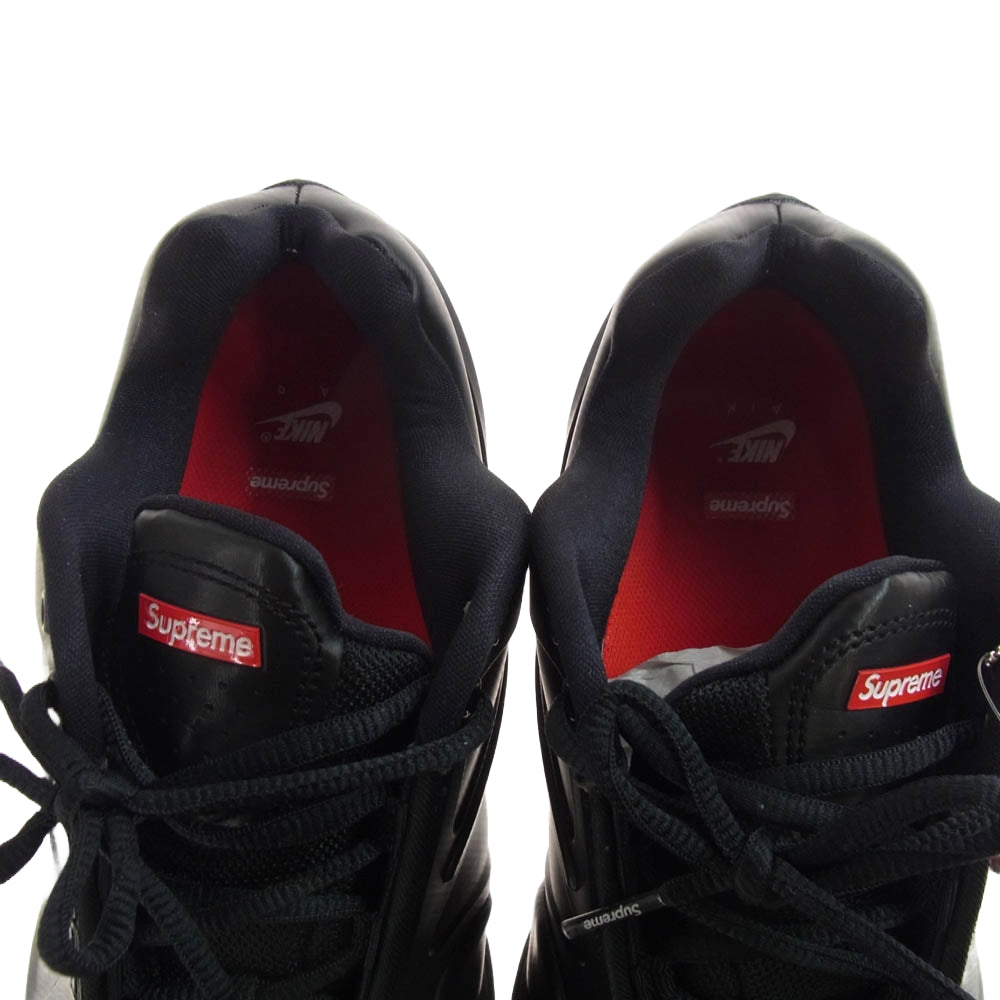 Supreme シュプリーム FB8934-001 × Nike Air Zoom Courtposite Black ナイキ エアズーム コートポジット ローカット スニーカー ブラック系 26.5cm【中古】