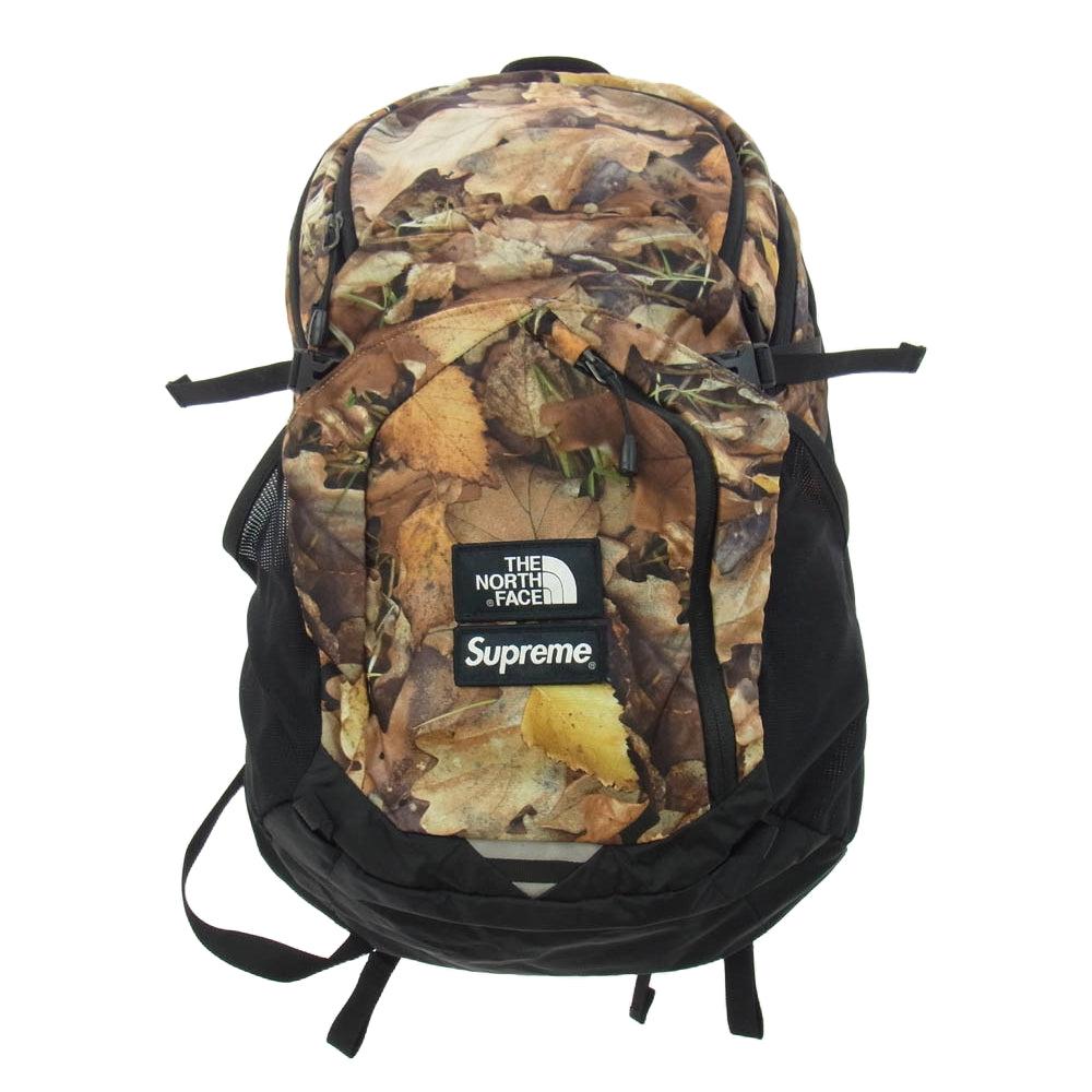 Supreme シュプリーム 16AW NF00CLG6 × THE NORTH FACE ザノースフェイス Pocono Backpack 枯葉総柄 バックパック マルチカラー系【中古】