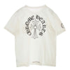 CHROME HEARTS クロムハーツ（原本無） Back Cross Neck Logo Tee バック クロス ネック ロゴ 半袖 Tシャツ ホワイト系 XL【中古】