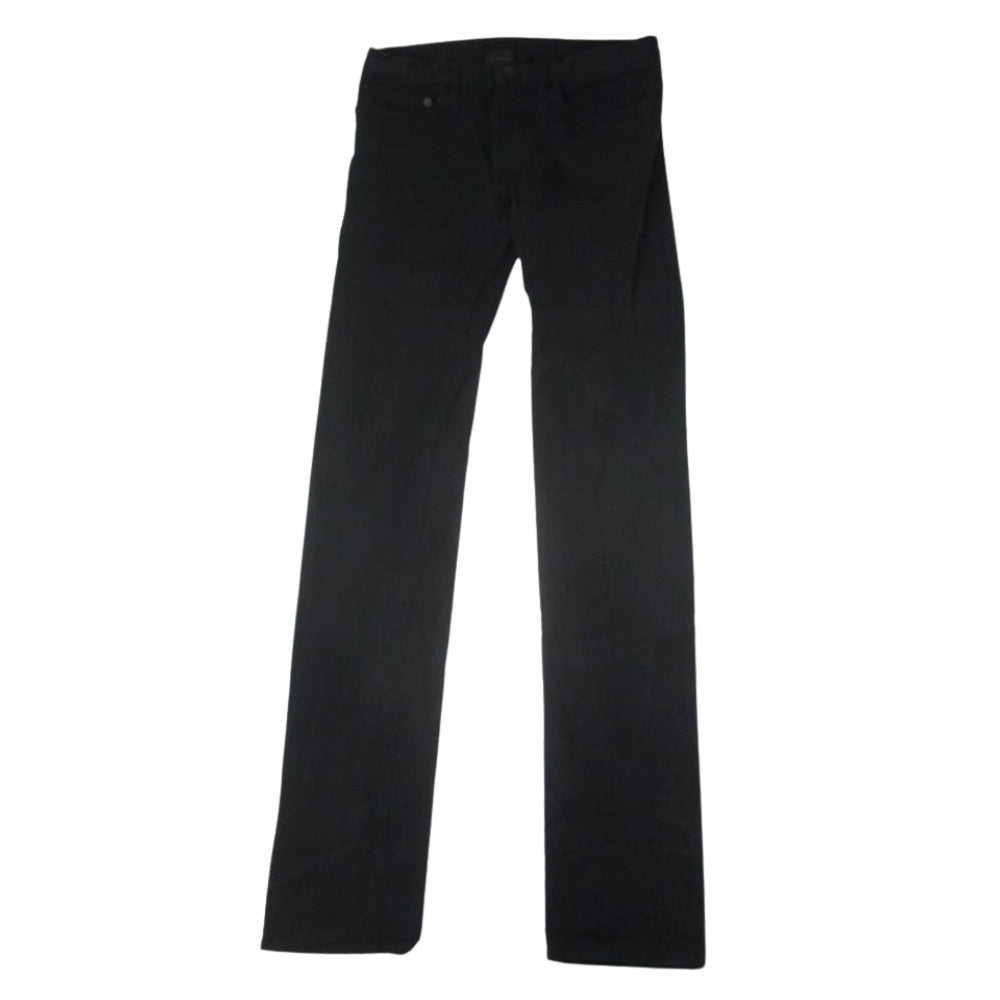 Dior ディオール 8H3111730917 HOMME エディ期 ストレッチ スキニー ボタンフライ パンツ ブラック系 29【中古】