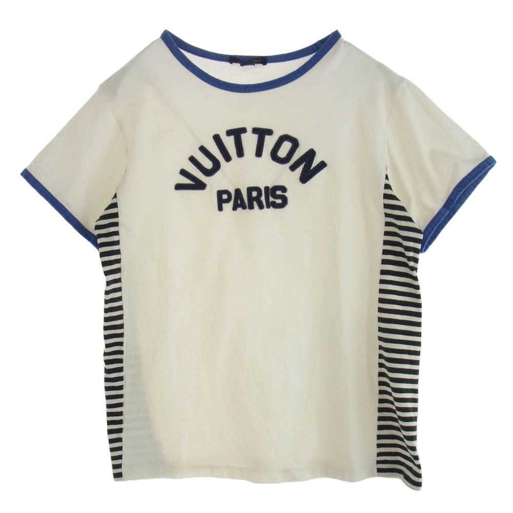LOUIS VUITTON ルイ・ヴィトン 23AW 1ABCFP Vuitton Paris Tシャツ 半袖 トリム TEE ホワイト系 サイズM ホワイト系 M【中古】