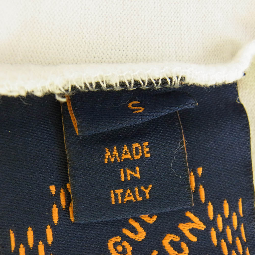LOUIS VUITTON ルイ・ヴィトン 24SS インターシャグラフィック コットン Tシャツ 全刺繍 半袖 TEE ホワイト系 S【中古】
