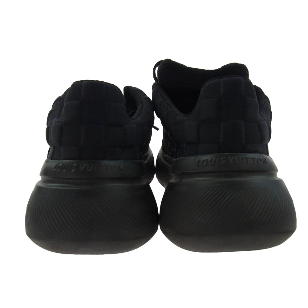 LOUIS VUITTON ルイ・ヴィトン 1A9JRI Show Up Sneaker Noir ショー アップ ライン スニーカー ノワール ブラック系 7(26cm)【中古】
