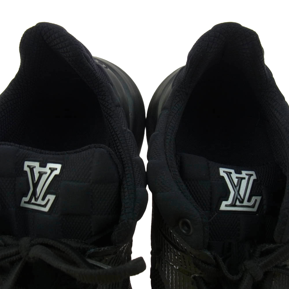 LOUIS VUITTON ルイ・ヴィトン 1A9JRI Show Up Sneaker Noir ショー アップ ライン スニーカー ノワール ブラック系 7(26cm)【中古】