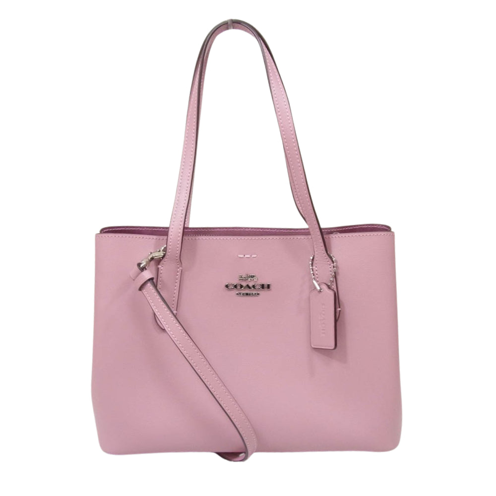 COACH コーチ F73278 ミニ アベニュー キャリーオール 2way ショルダー バッグ ピンク系【中古】