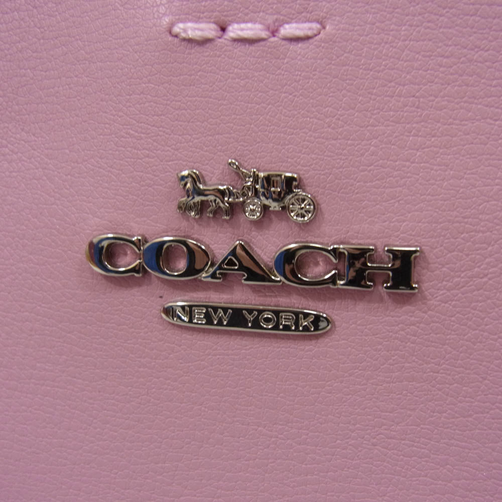 COACH コーチ F73278 ミニ アベニュー キャリーオール 2way ショルダー バッグ ピンク系【中古】