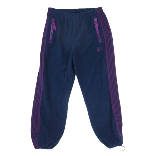 Needles ニードルス LQ371 Fleece Track Pant フリース トラック パンツ ネイビー系 S【中古】