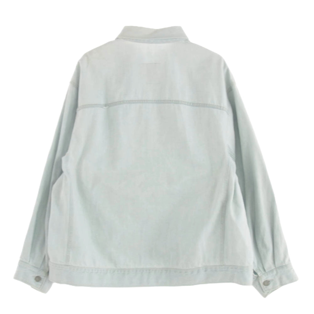 LAD MUSICIAN ラッドミュージシャン 2222-357 12oz Flat Denim Blouson デニム ブルゾン ライトブルー系 42【中古】