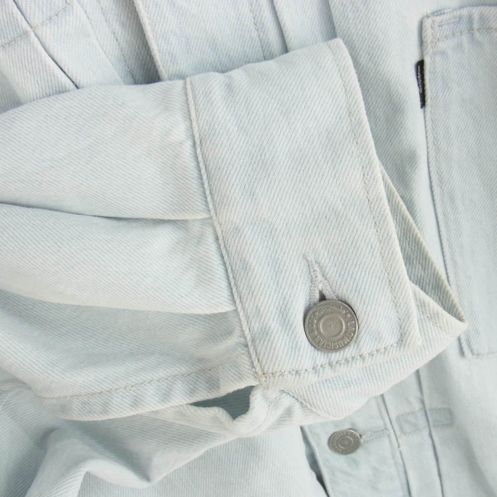 LAD MUSICIAN ラッドミュージシャン 2222-357 12oz Flat Denim Blouson デニム ブルゾン ライトブルー系 42【中古】