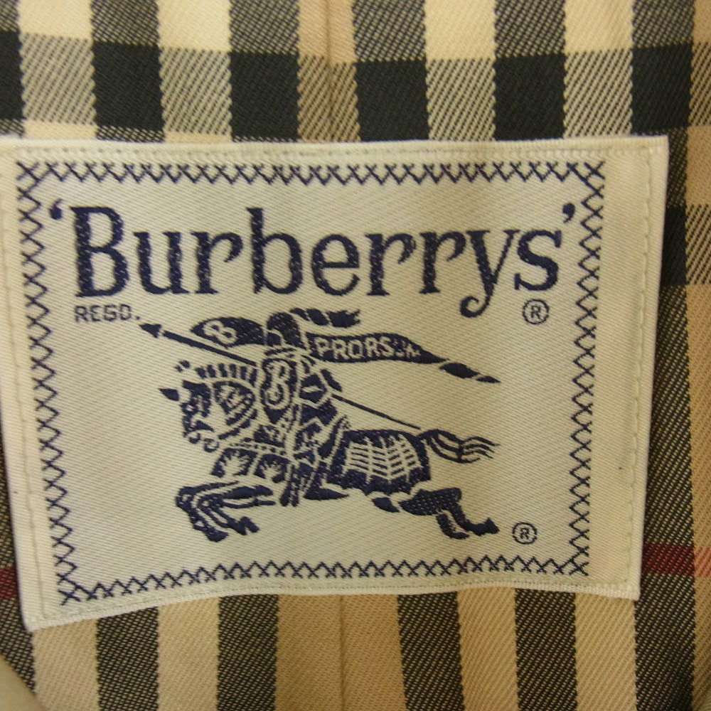BURBERRY バーバリー FD082-039-41 白タグ BURBERRYS バーバリーズ 裏地ノバチェック ベルテッド トレンチコート ベージュ系 胸囲85　腰囲95　身長160【中古】
