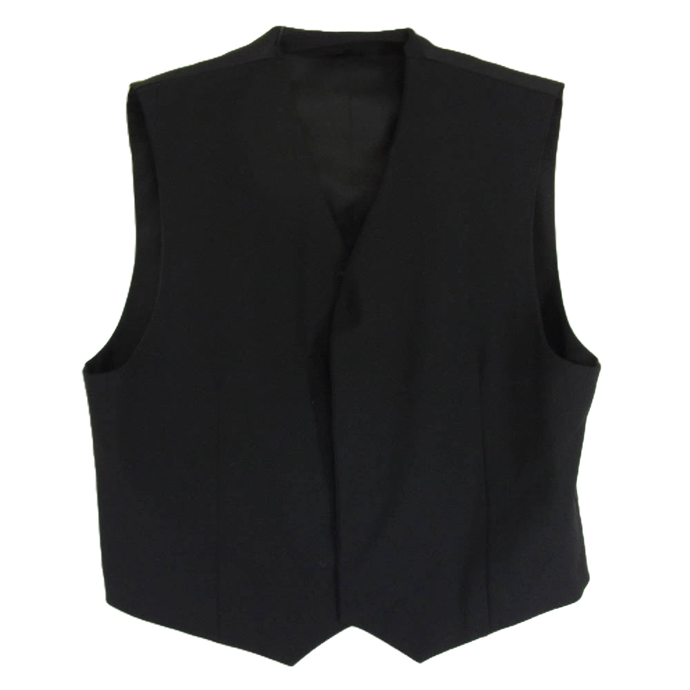 COMME des GARCONS HOMME PLUS コムデギャルソンオムプリュス AD1990 PV-050010 90s ヴィンテージプリュス 逆さ仕立て ウール ベスト ジレ ブラック系 M【中古】
