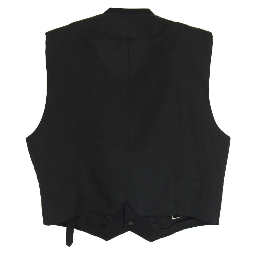 COMME des GARCONS HOMME PLUS コムデギャルソンオムプリュス AD1990 PV-050010 90s ヴィンテージプリュス 逆さ仕立て ウール ベスト ジレ ブラック系 M【中古】