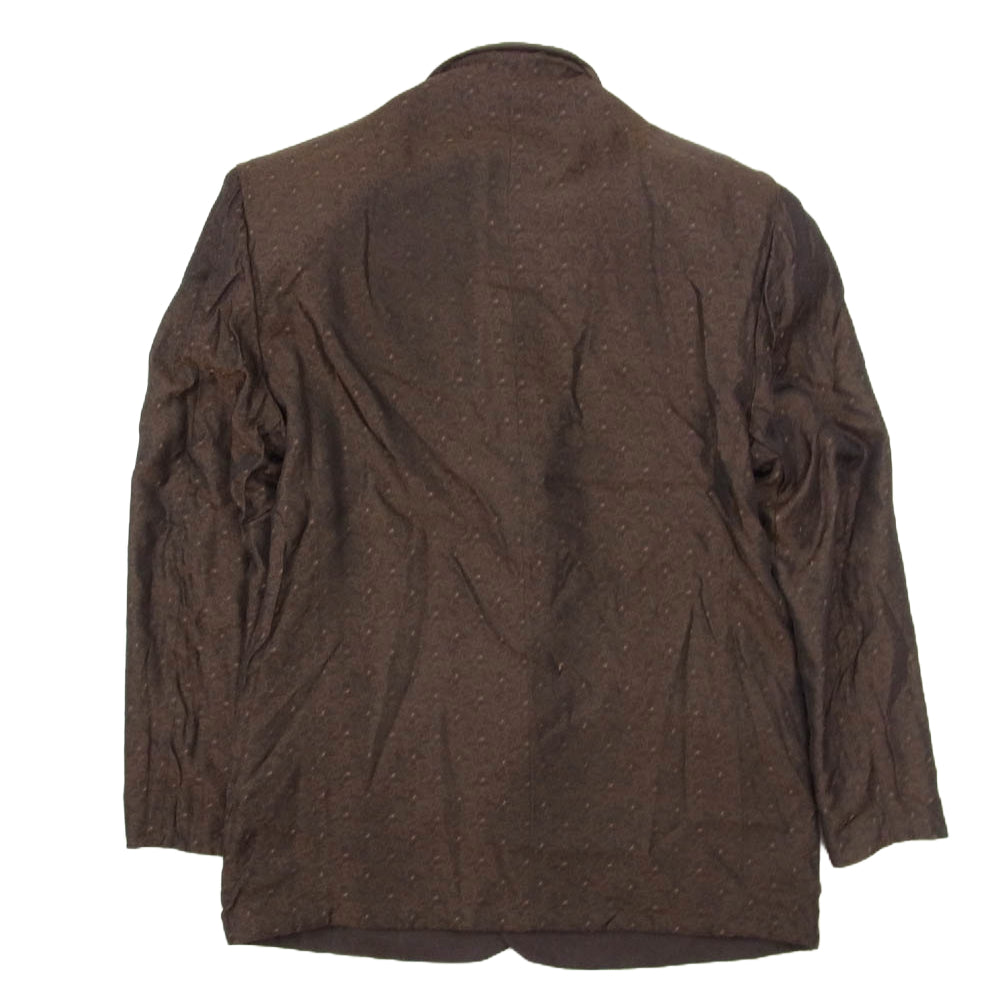 COMME des GARCONS HOMME PLUS コムデギャルソンオムプリュス AD1991 PJ-05016S 90's アーカイブ ヴィンテージプリュス ペイズリー柄 リバーシブル 3B テーラード ジャケット ブラウン系 S【中古】