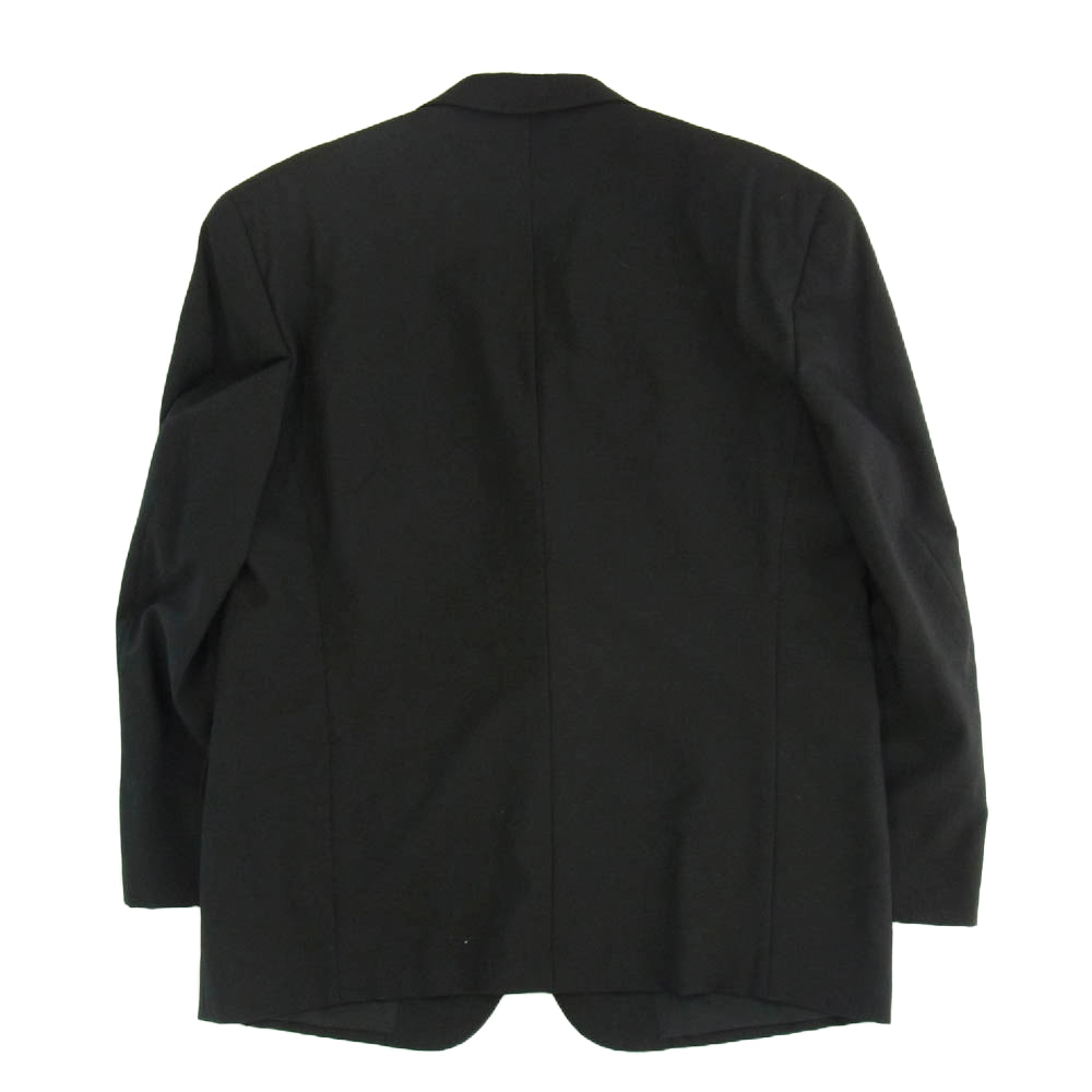 COMME des GARCONS HOMME PLUS コムデギャルソンオムプリュス 89AW PJ-11015M 80's アーカイブ ヴィンテージプリュス セットアップ  3B テーラード ジャケット テーパード スラックス ブラック系 ジャケット M/パンツ S【中古】