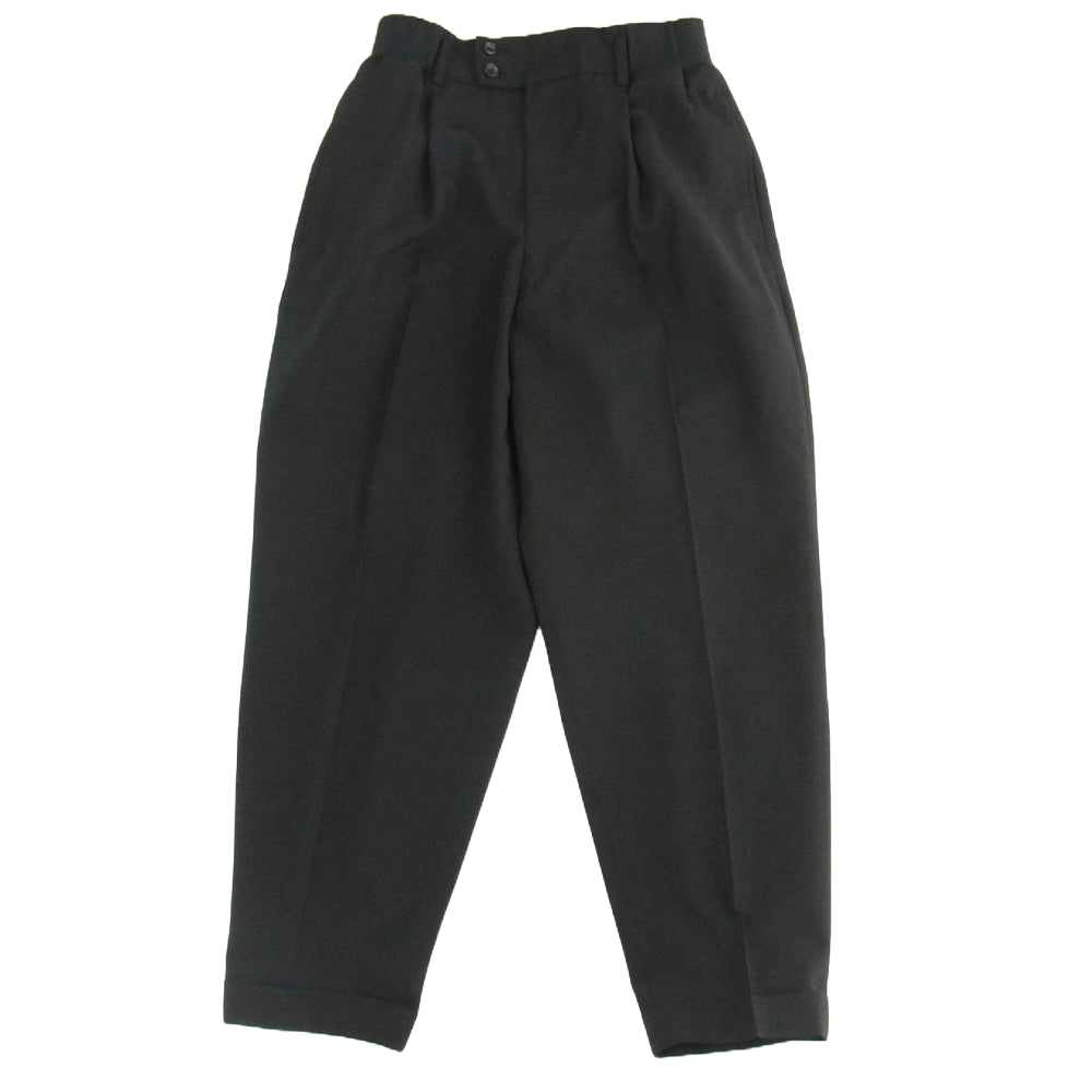 COMME des GARCONS HOMME PLUS コムデギャルソンオムプリュス 89AW PJ-11015M 80's アーカイブ ヴィンテージプリュス セットアップ  3B テーラード ジャケット テーパード スラックス ブラック系 ジャケット M/パンツ S【中古】