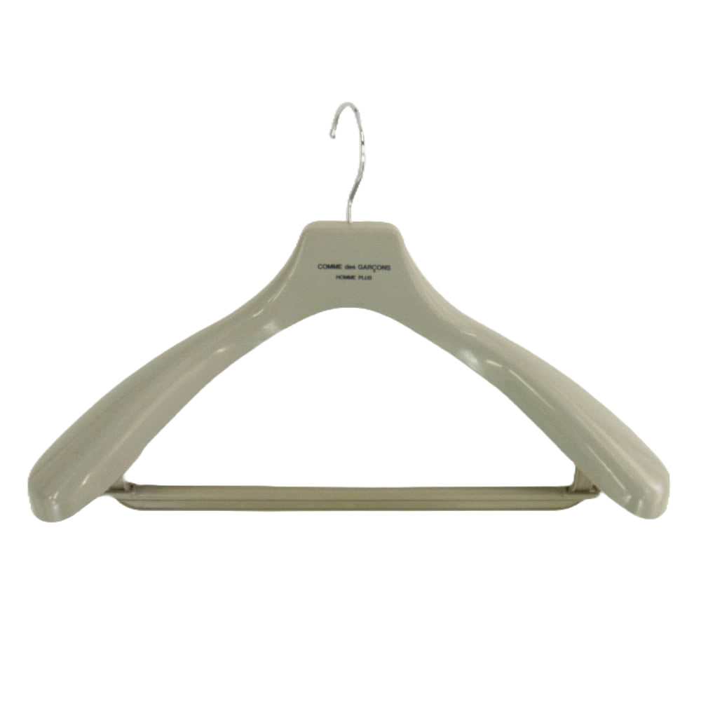 COMME des GARCONS HOMME PLUS コムデギャルソンオムプリュス AD1990 PJ-05006S 90's アーカイブ ヴィンテージプリュス ラペル素材切替 ストライプ セットアップ ダブルテーラード ジャケット テーパード パンツ ブラック系 S【中古】