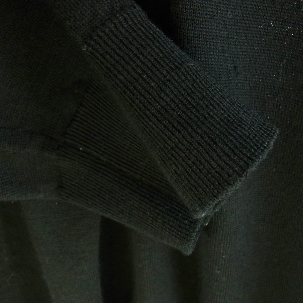JOHN SMEDLEY ジョンスメドレー BEAMS F 別注 ウール 長袖 ポロシャツ ブラック系 S【中古】