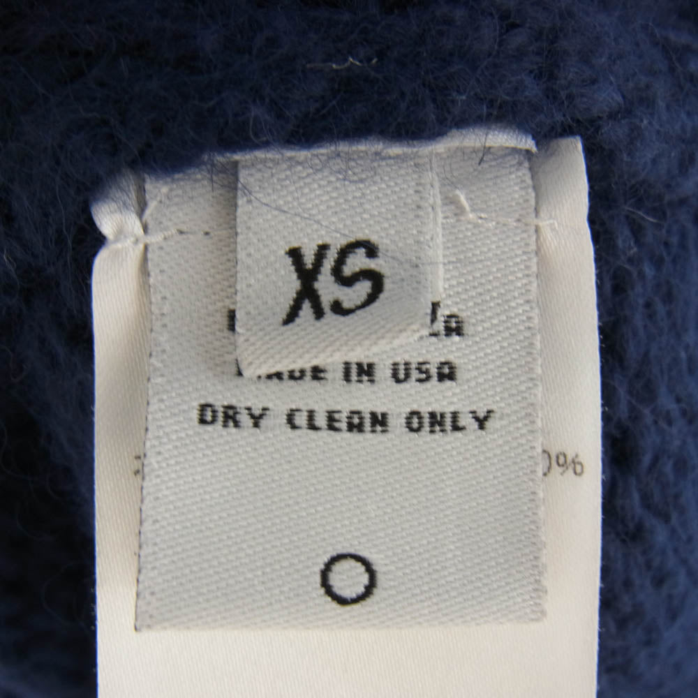 THE ELDER STATESMAN エルダー ステイツマン 2520800082 アルパカ 100% ニット セーター ネイビー系 XS【中古】