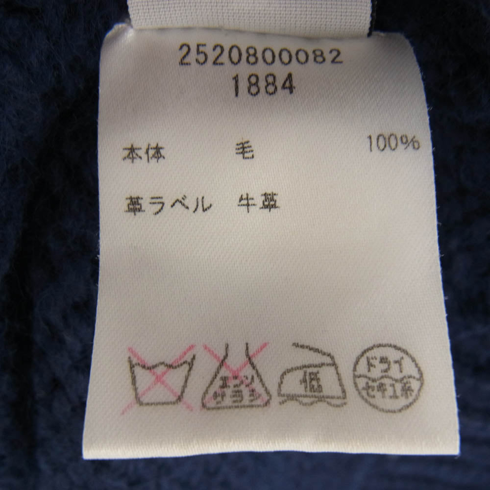 THE ELDER STATESMAN エルダー ステイツマン 2520800082 アルパカ 100% ニット セーター ネイビー系 XS【中古】