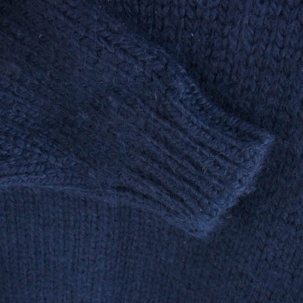THE ELDER STATESMAN エルダー ステイツマン 2520800082 アルパカ 100% ニット セーター ネイビー系 XS【中古】