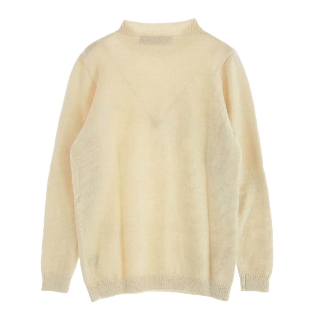 THE ELDER STATESMAN エルダー ステイツマン 2620800131 アルパカ 100% ニット セーター ベージュ系 M【中古】