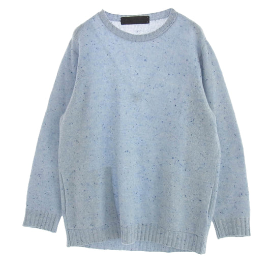THE ELDER STATESMAN エルダー ステイツマン 6120801001884 カシミヤ ニット セーター ライトブルー系 S【中古】
