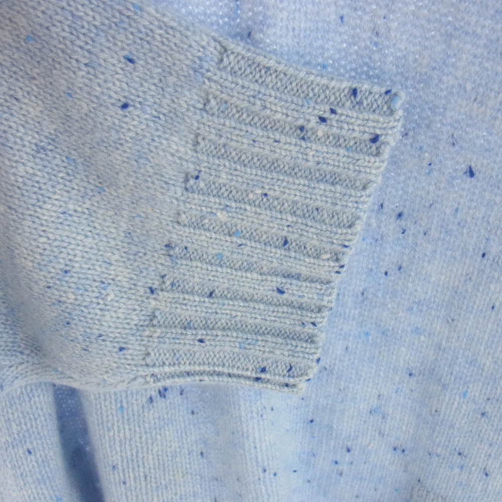 THE ELDER STATESMAN エルダー ステイツマン 6120801001884 カシミヤ ニット セーター ライトブルー系 S【中古】