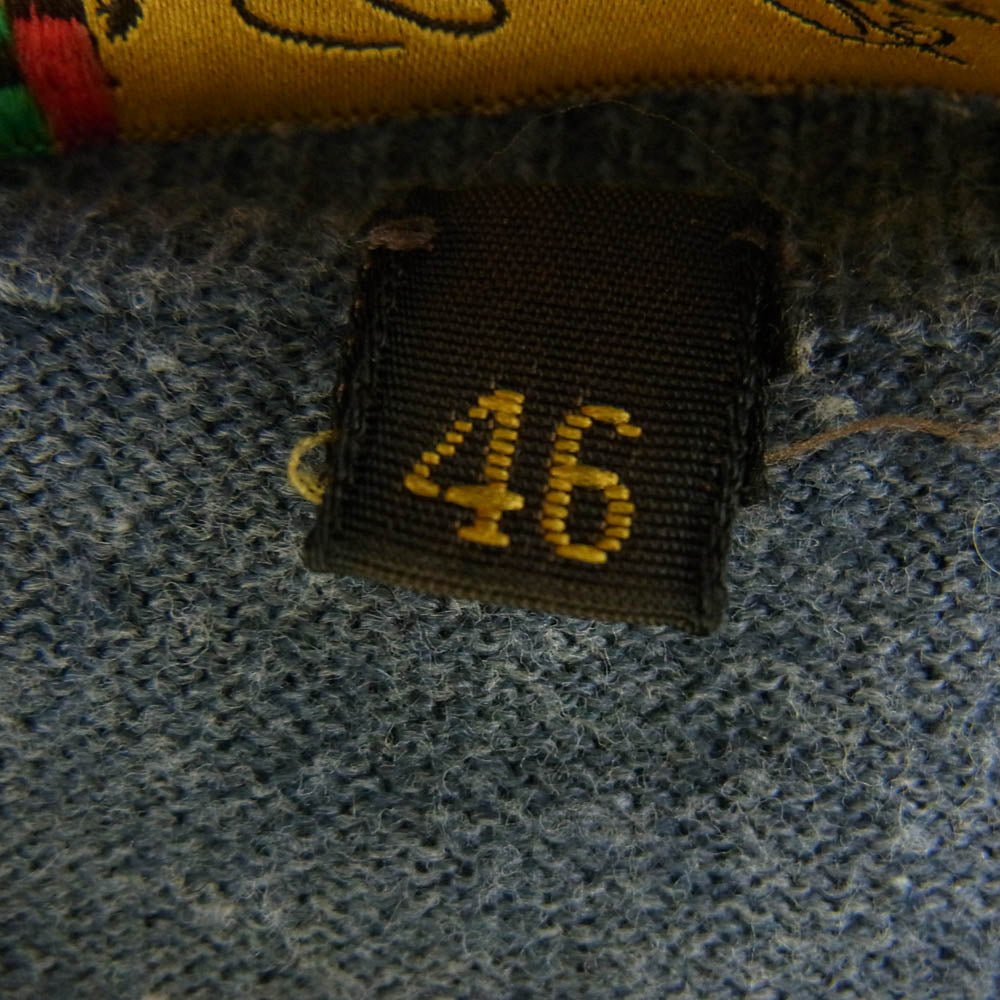 Loro Piana ロロピアーナ カシミヤ Vネック ニット ブルー系 46【中古】