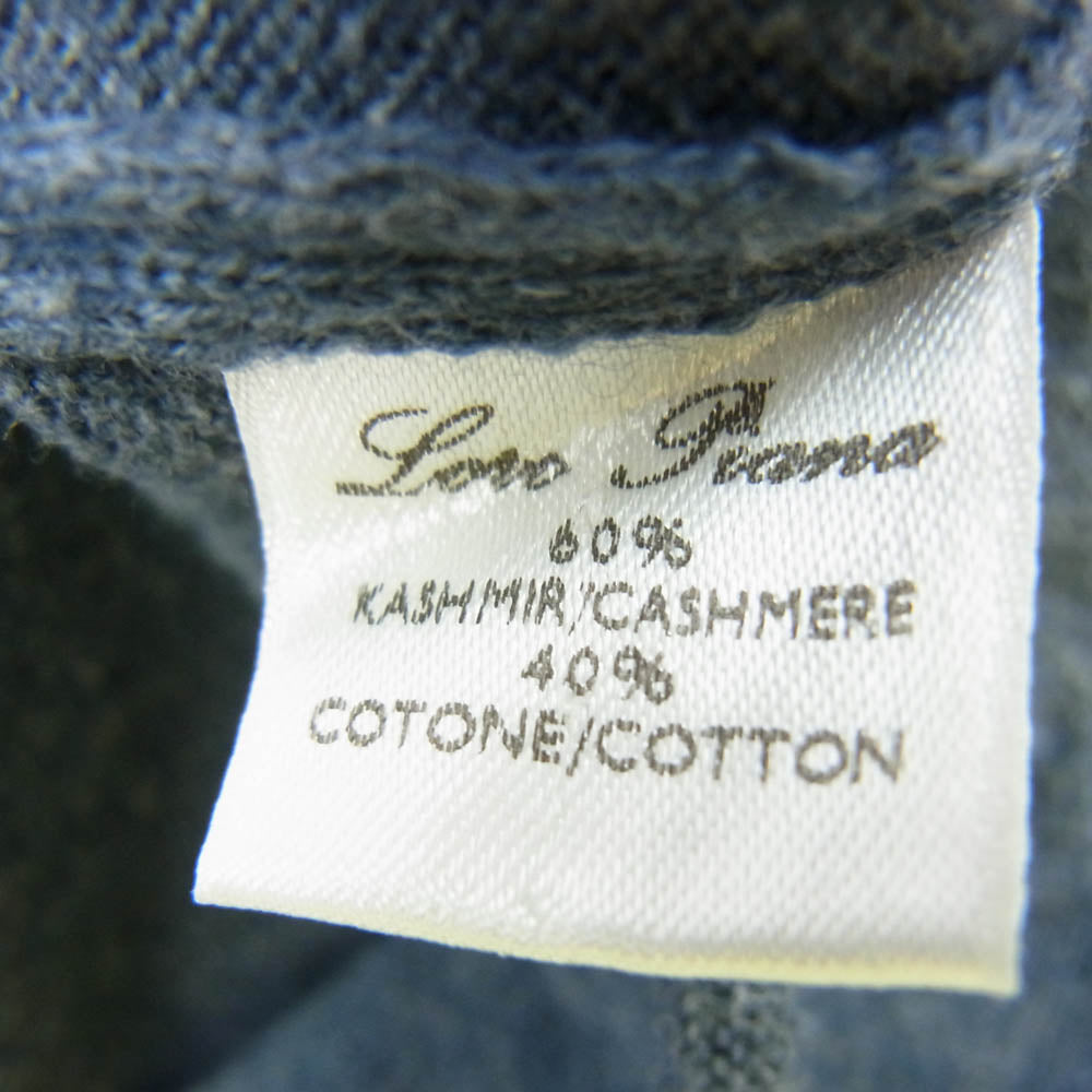 Loro Piana ロロピアーナ カシミヤ Vネック ニット ブルー系 46【中古】