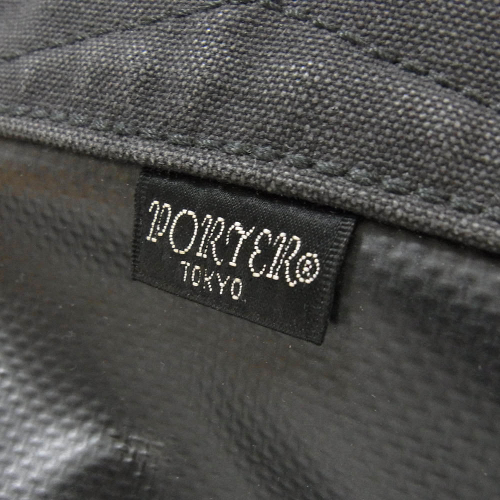 PORTER ポーター × ROCK STEADY ロックステディ ナイロンキャンバス ショルダーバッグ ブラック系【中古】