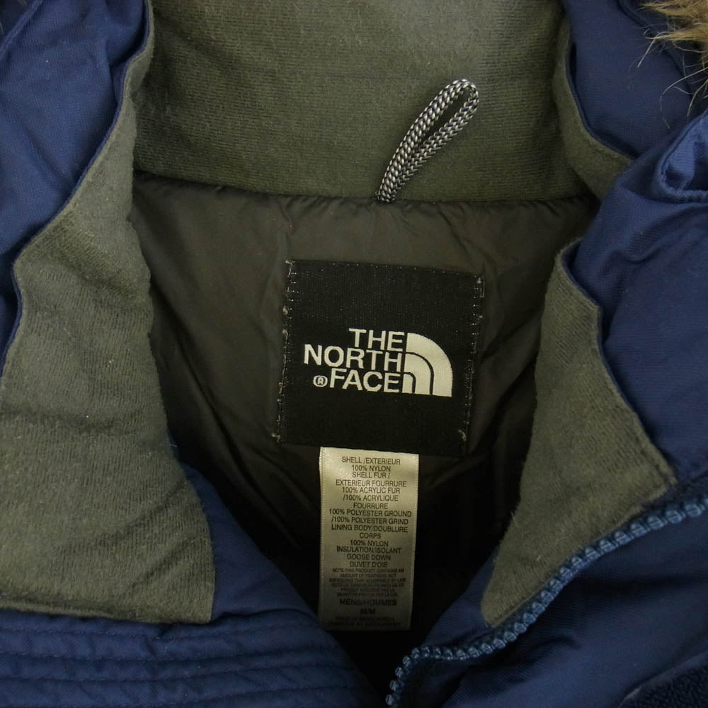 THE NORTH FACE ノースフェイス ND01358 McMurdo Parka マクマードパーカ ダウン ジャケット ネイビー系 M【中古】