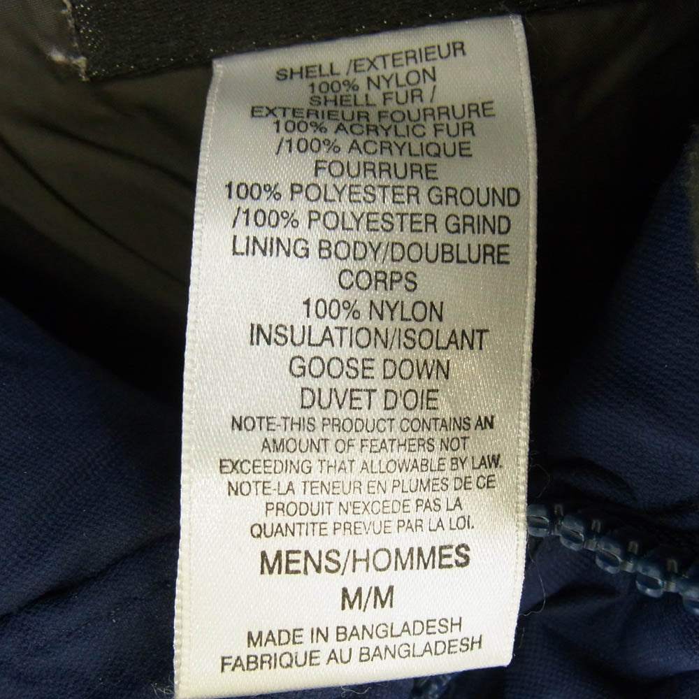 THE NORTH FACE ノースフェイス ND01358 McMurdo Parka マクマードパーカ ダウン ジャケット ネイビー系 M【中古】