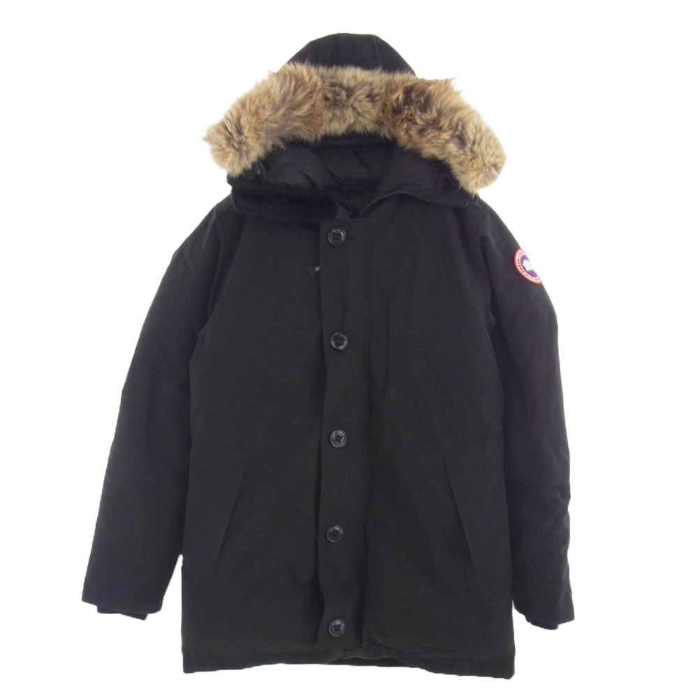 CANADA GOOSE カナダグース 3438JM 国内正規品 グリフィンインターナショナル JASPER PARKA ジャスパー パーカ ダウン ジャケット ブラック L ブラック系 L【中古】