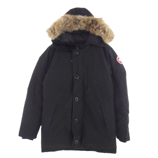 CANADA GOOSE カナダグース 3438JM 国内正規品 グリフィンインターナショナル JASPER PARKA ジャスパー パーカ ダウン ジャケット ブラック L ブラック系 L【中古】